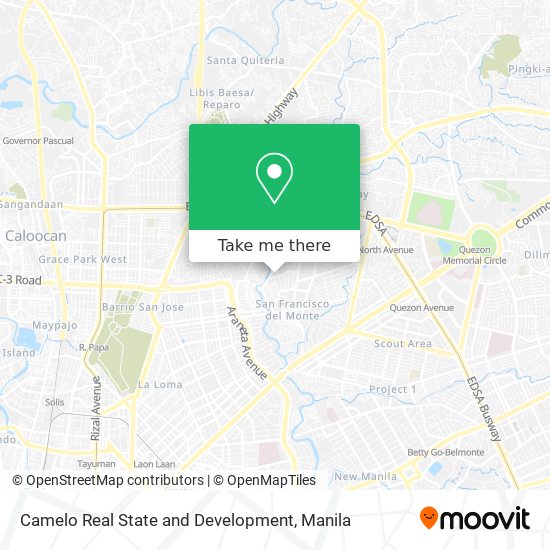 Camelo Real State and Development map