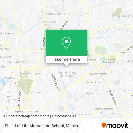 Shield of Life Montessori School map