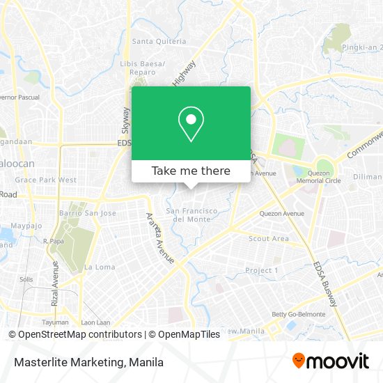 Masterlite Marketing map