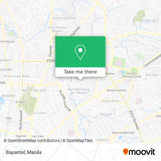 Bayantel map