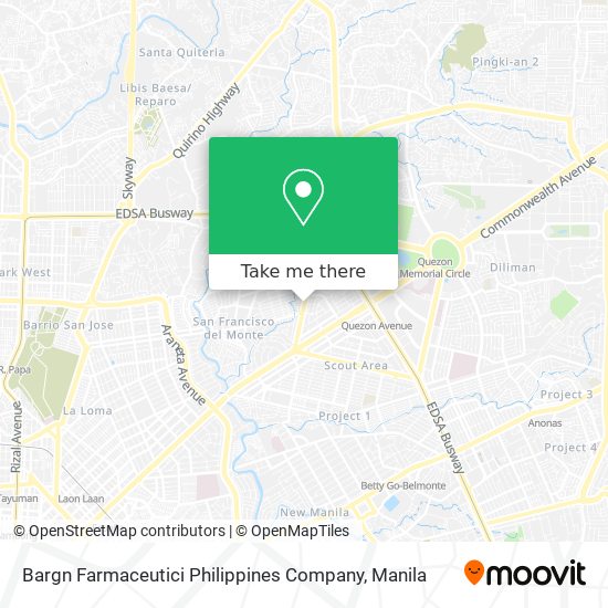 Bargn Farmaceutici Philippines Company map