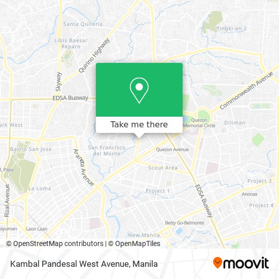 Kambal Pandesal West Avenue map
