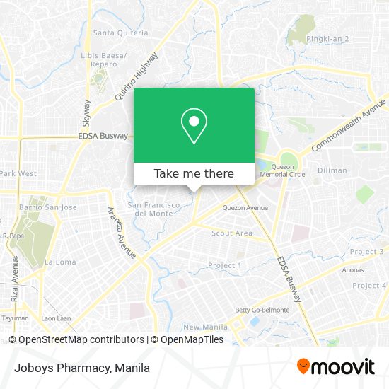 Joboys Pharmacy map