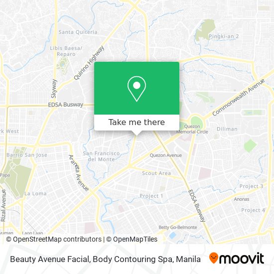 Beauty Avenue Facial, Body Contouring Spa map