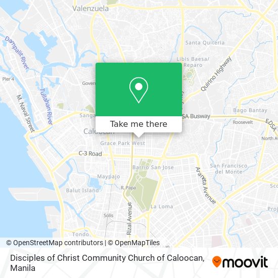 Disciples of Christ Community Church of Caloocan map