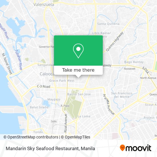 Mandarin Sky Seafood Restaurant map