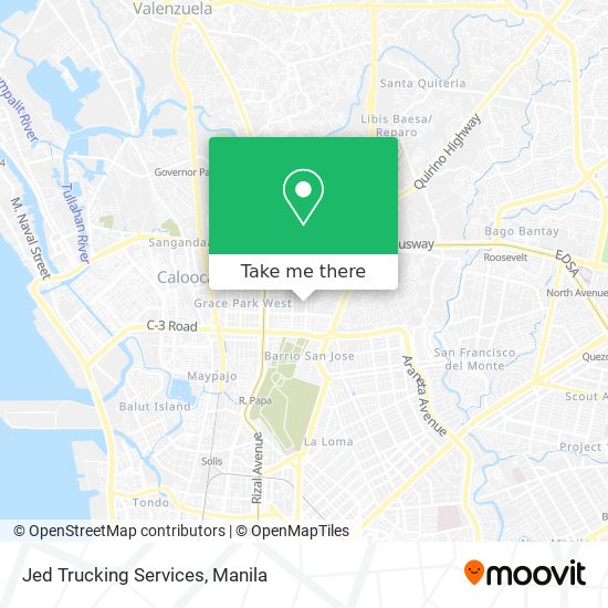 Jed Trucking Services map