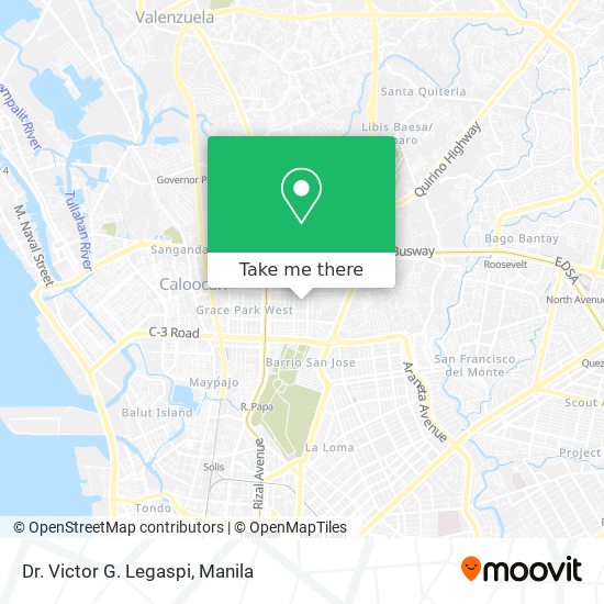 Dr. Victor G. Legaspi map