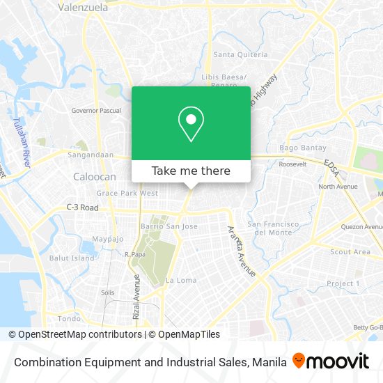 Combination Equipment and Industrial Sales map