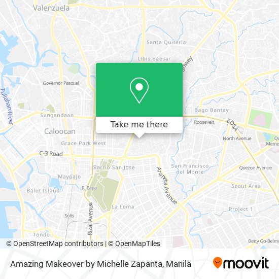 Amazing Makeover by Michelle Zapanta map