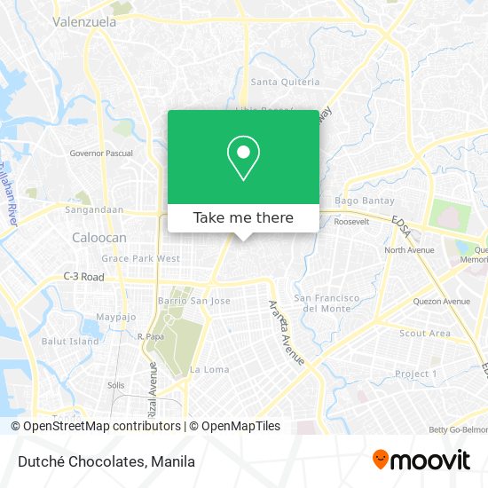 Dutché Chocolates map