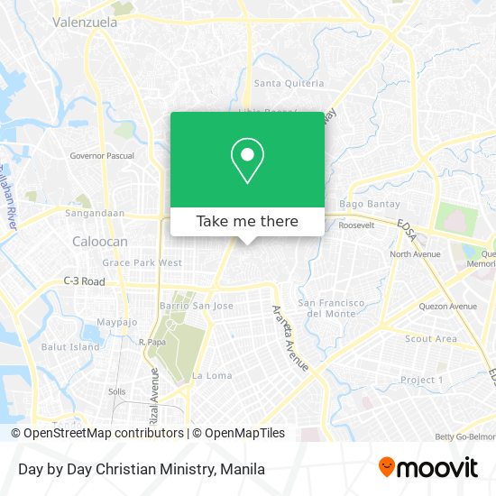 Day by Day Christian Ministry map