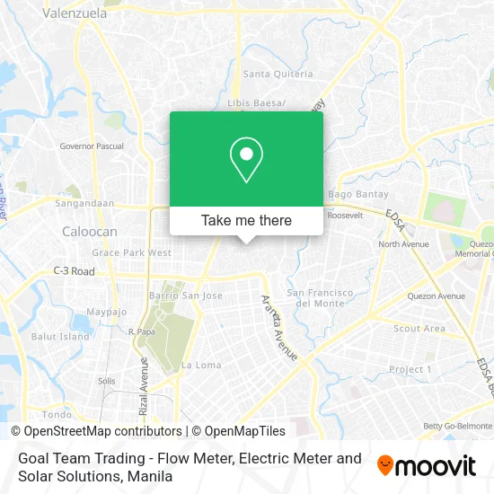 Goal Team Trading - Flow Meter, Electric Meter and Solar Solutions map