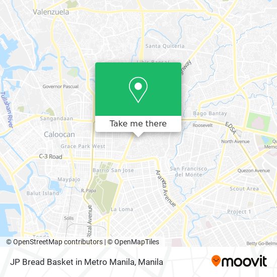 JP Bread Basket in Metro Manila map