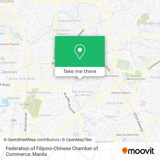 Federation of Filipino-Chinese Chamber of Commerce map