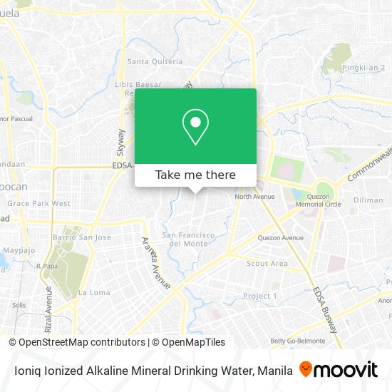 Ioniq Ionized Alkaline Mineral Drinking Water map