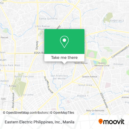 Eastern Electric Philippines, Inc. map