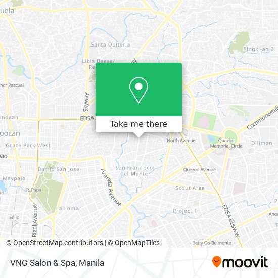 VNG Salon & Spa map