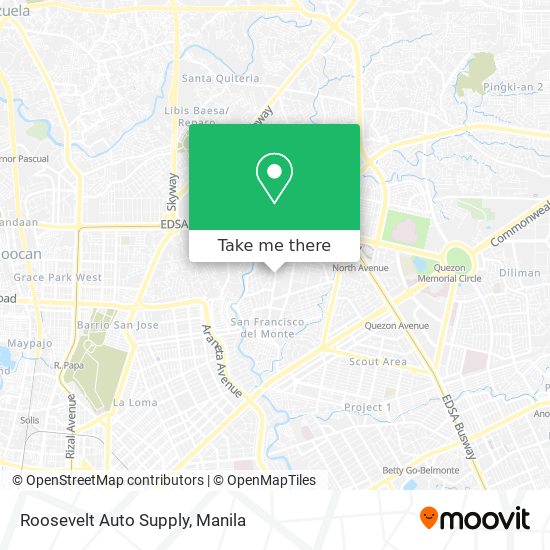 Roosevelt Auto Supply map