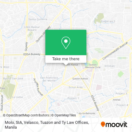 Molo, SIA, Velasco, Tuazon and Ty Law Offices map