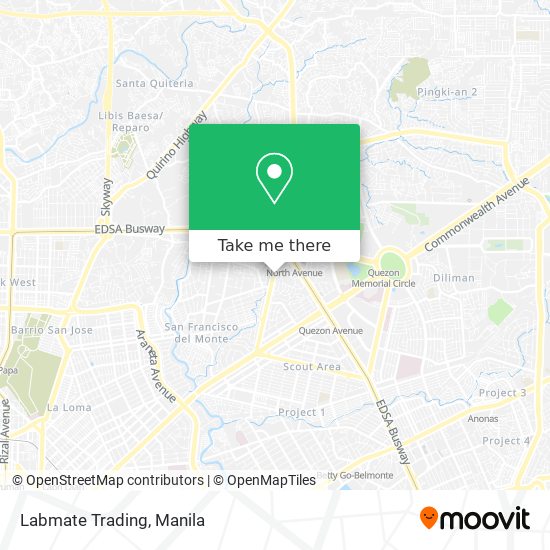 Labmate Trading map