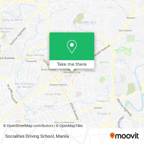Socialites Driving School map