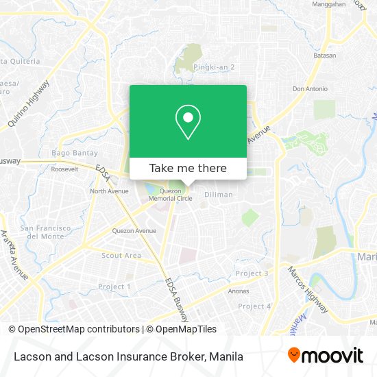 Lacson and Lacson Insurance Broker map
