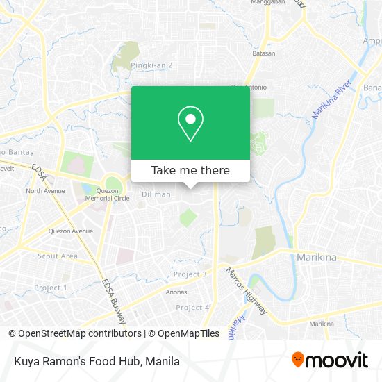 Kuya Ramon's Food Hub map