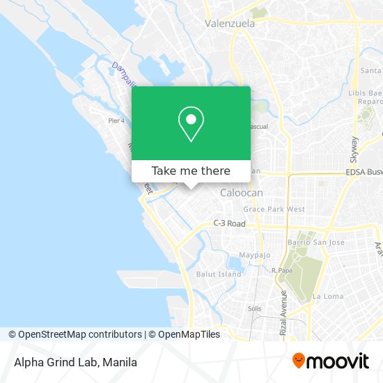 How to get to Alpha Grind Lab in Malabon by Bus or Train?