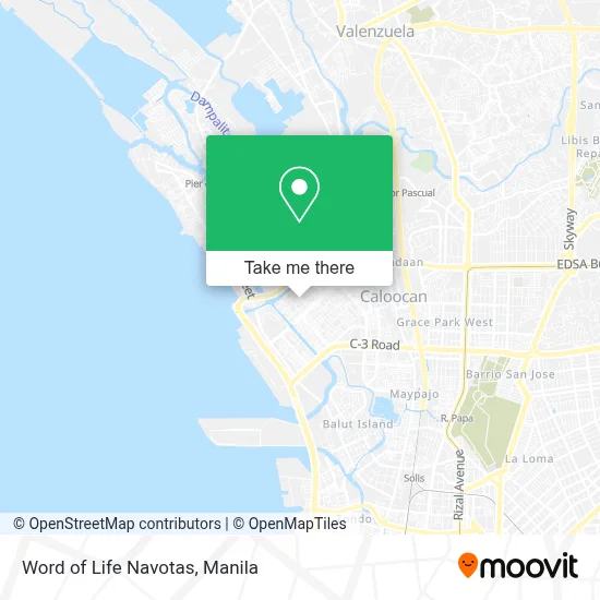 Word of Life Navotas map