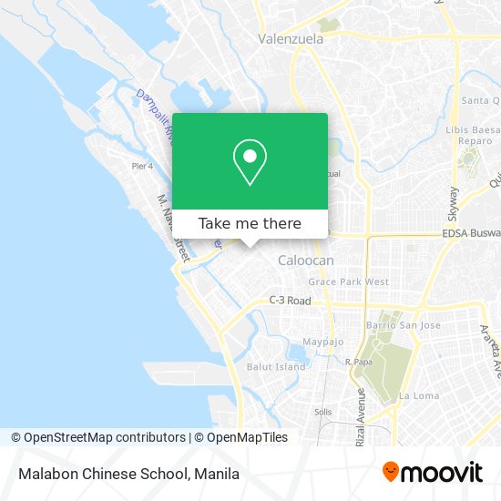 Malabon Chinese School map