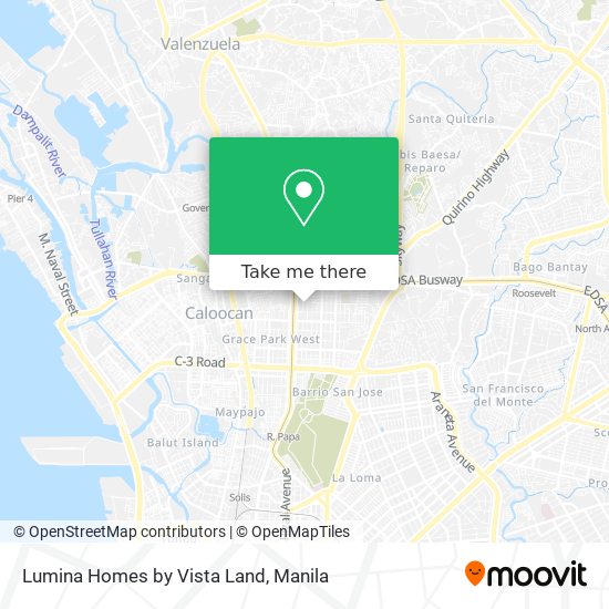 Lumina Homes by Vista Land map