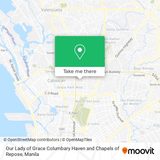 Our Lady of Grace Columbary Haven and Chapels of Repose map