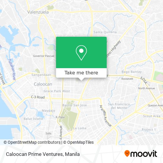 Caloocan Prime Ventures map