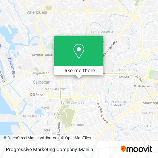Progressive Marketing Company map