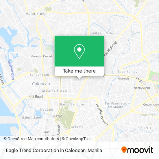 Eagle Trend Corporation in Caloocan map