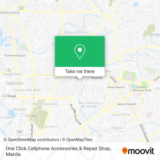 One Click Cellphone Accessories & Repair Shop map