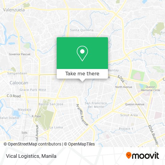 Vical Logistics map