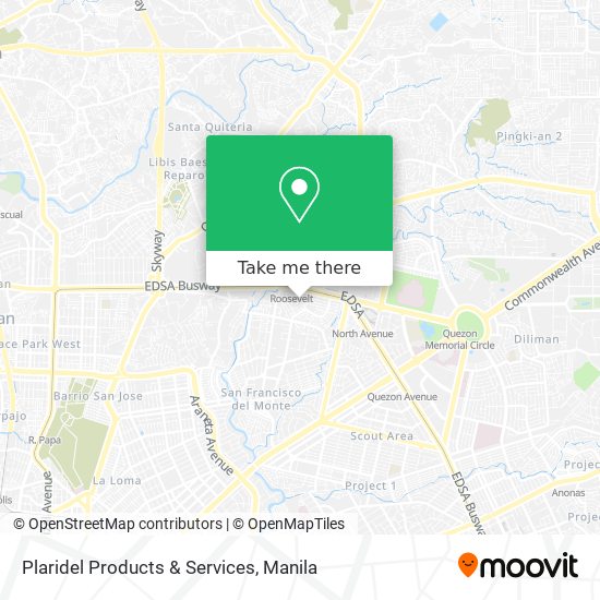 Plaridel Products & Services map