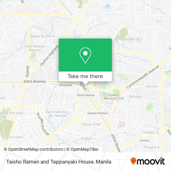 Taisho Ramen and Teppanyaki House map