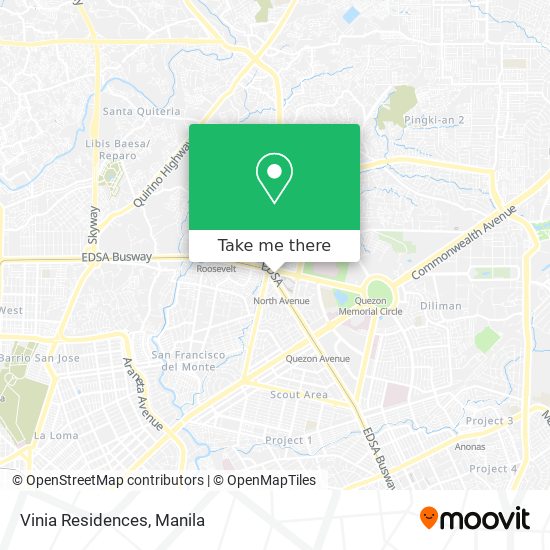 Vinia Residences map