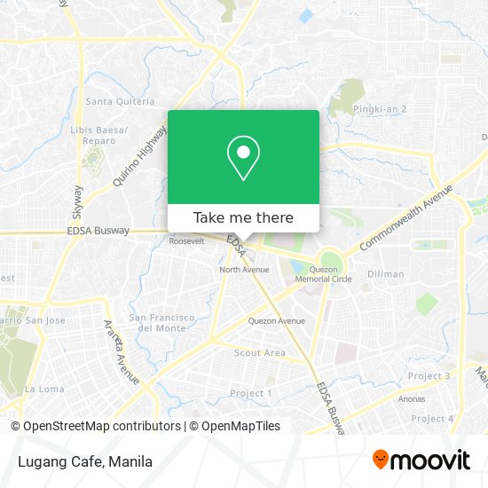 Lugang Cafe map