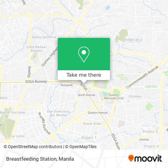 Breastfeeding Station map