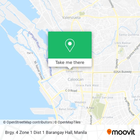 Brgy. 4 Zone 1 Dist 1 Barangay Hall map