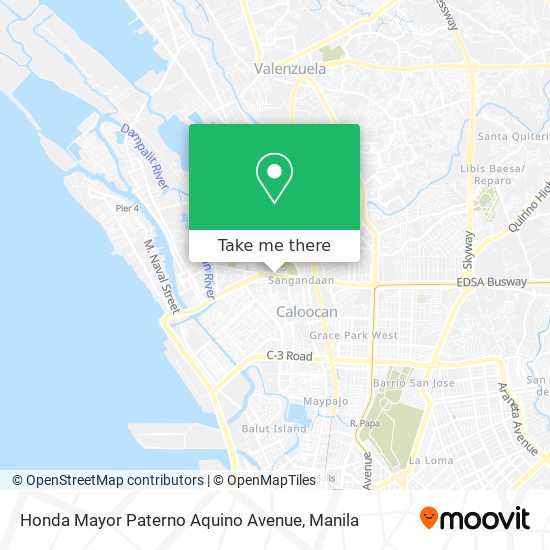 Honda Mayor Paterno Aquino Avenue map