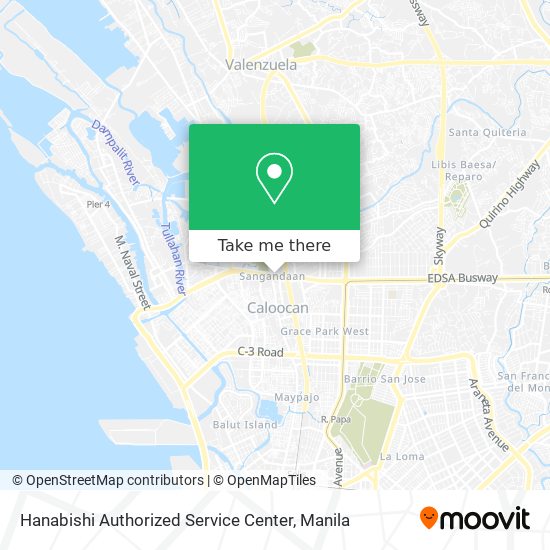 Hanabishi Authorized Service Center map