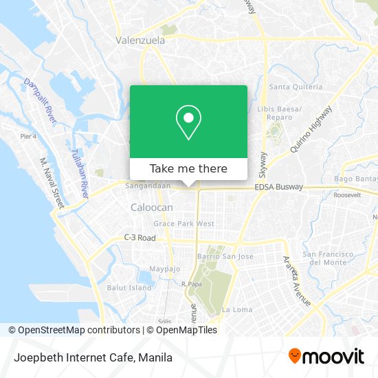 Joepbeth Internet Cafe map