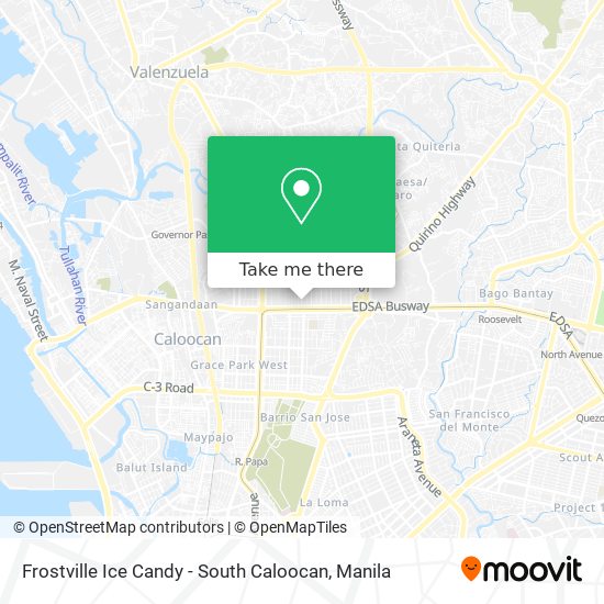 Frostville Ice Candy - South Caloocan map