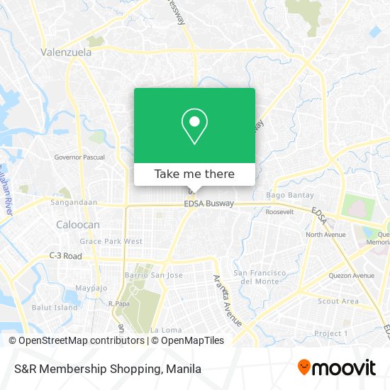 S&R Membership Shopping map