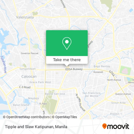 Tipple and Slaw Katipunan map